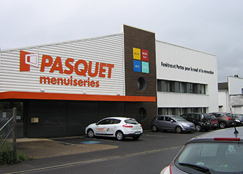 Agence Pasquet Menuiseries Tours 37 extérieur