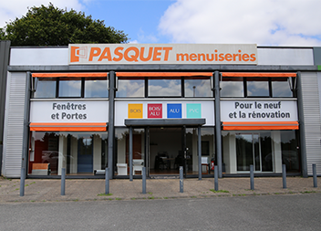 Agence Pasquet Menuiseries Vannes 56 extérieur