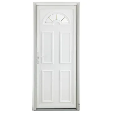 Porte d'entrée PVC Pasquet Aubade blanc