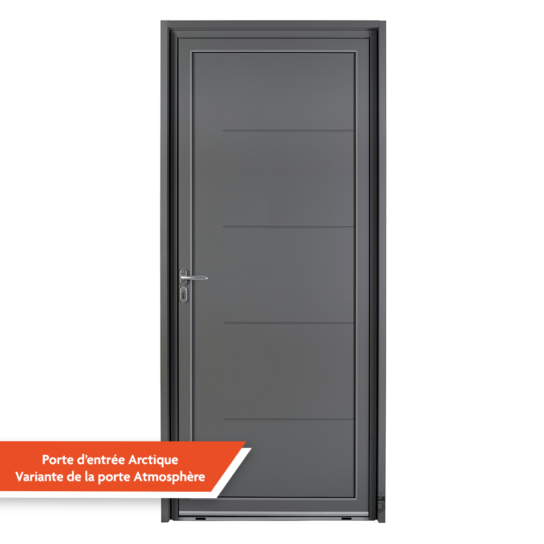 Porte d'entrée Aluminium Pasquet Arctique variante Atmosphère