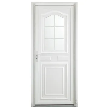 Porte d'entrée PVC Pasquet Ballade vitrée blanche