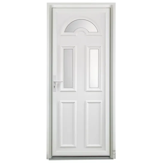 Porte d'entrée PVC Pasquet Chatillon blanc