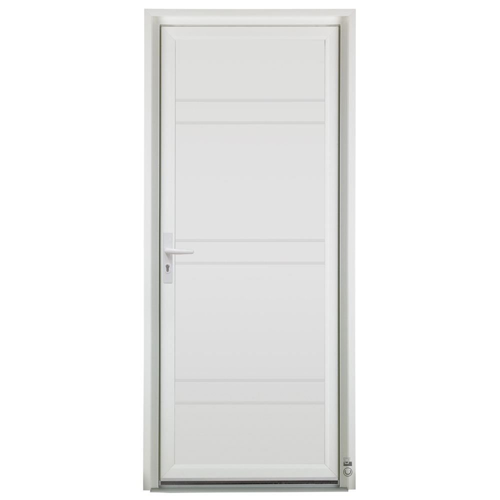 Porte d'entrée PVC Pasquet Frégate blanc
