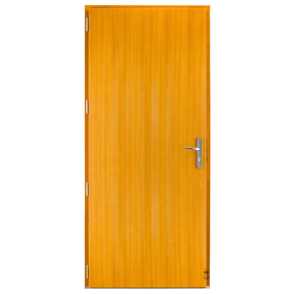 Porte d'entrée Bois Pasquet moabi intérieur