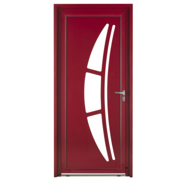 Porte d'entrée Aluminium Pasquet Horizon Rouge