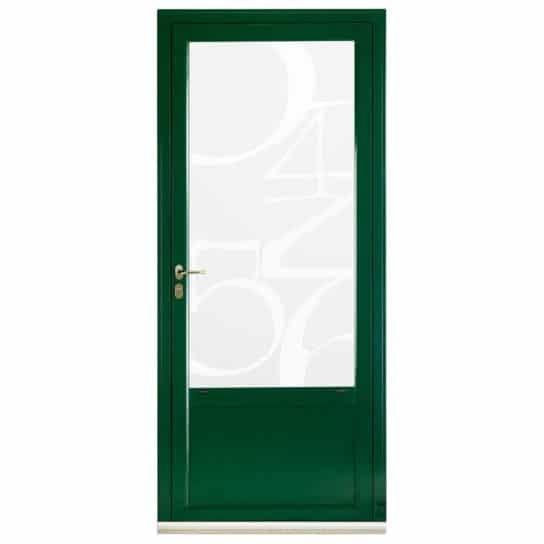 Porte d'entrée Aluminium Pasquet Index Vitrage chiffres