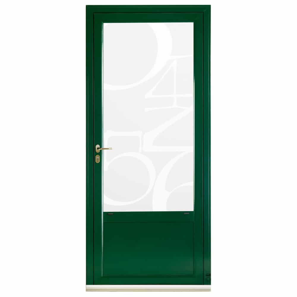 Porte d'entrée Aluminium Pasquet Index Vitrage chiffres