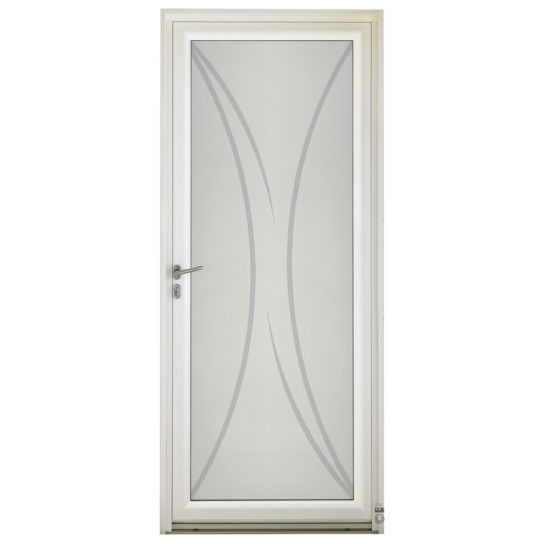 Porte d'entrée Mixte Pasquet Infinitive bois alu vitrage Khi extérieur