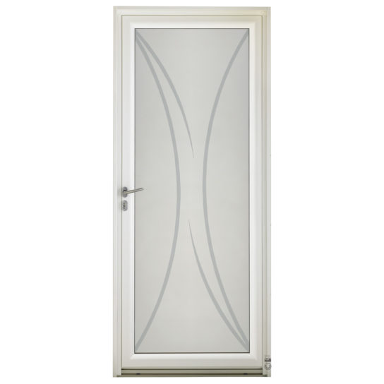 Porte d'entrée Mixte Pasquet Infinitive bois alu vitrage Khi extérieur