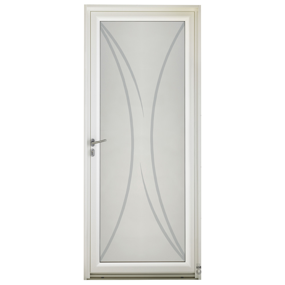 Porte d'entrée Mixte Pasquet Infinitive bois alu vitrage Khi extérieur