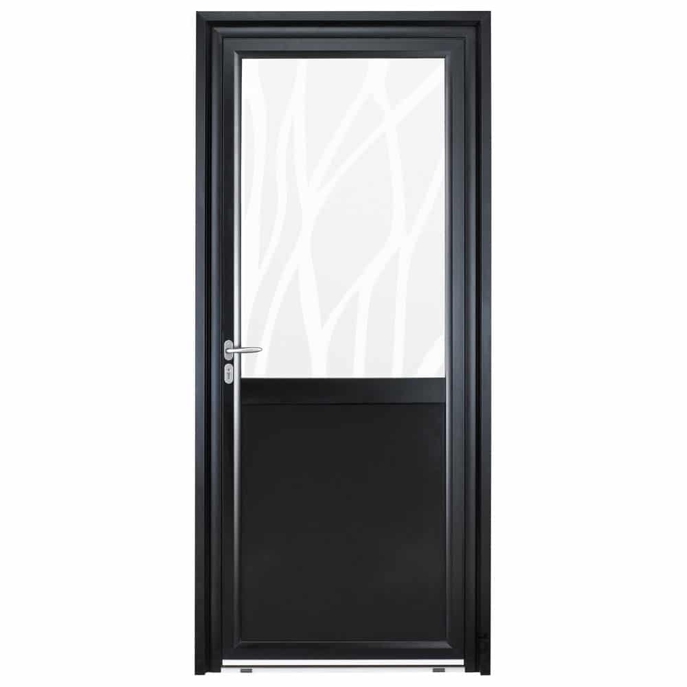 Porte d'entrée Aluminium Pasquet Instinct Vitrage lianes