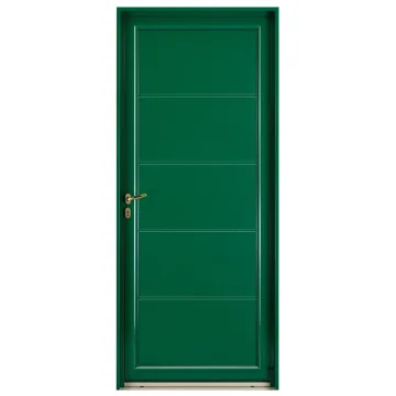 Porte d'entrée Mixte Pasquet Kappa vois alu extérieur aluminium vert