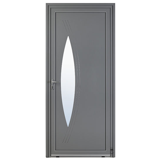 Porte-dentrée-aluminium-alu-Albédo-vitrée-Gris