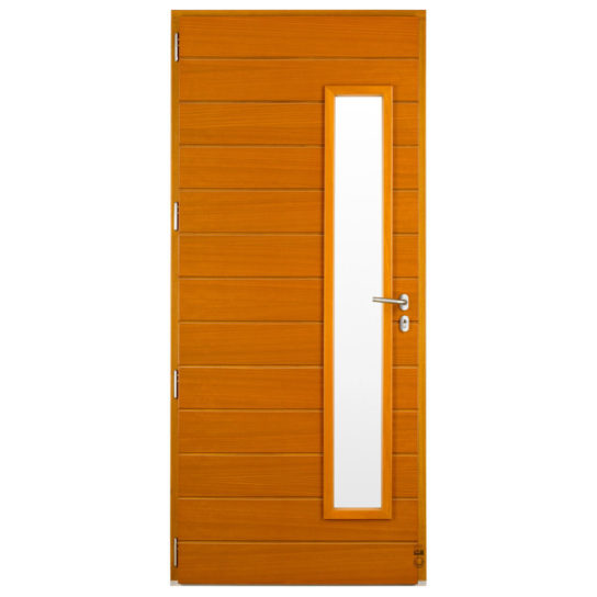 Porte d'entrée Bois Pasquet Sécante moabi chêne intérieur