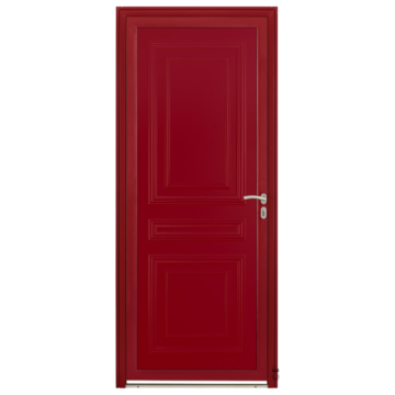 Porte d'entrée Aluminium Pasquet Valserine Rouge 3004