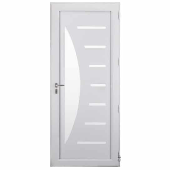 Porte d'entrée Aluminium Pasquet Zénith intérieur blanc