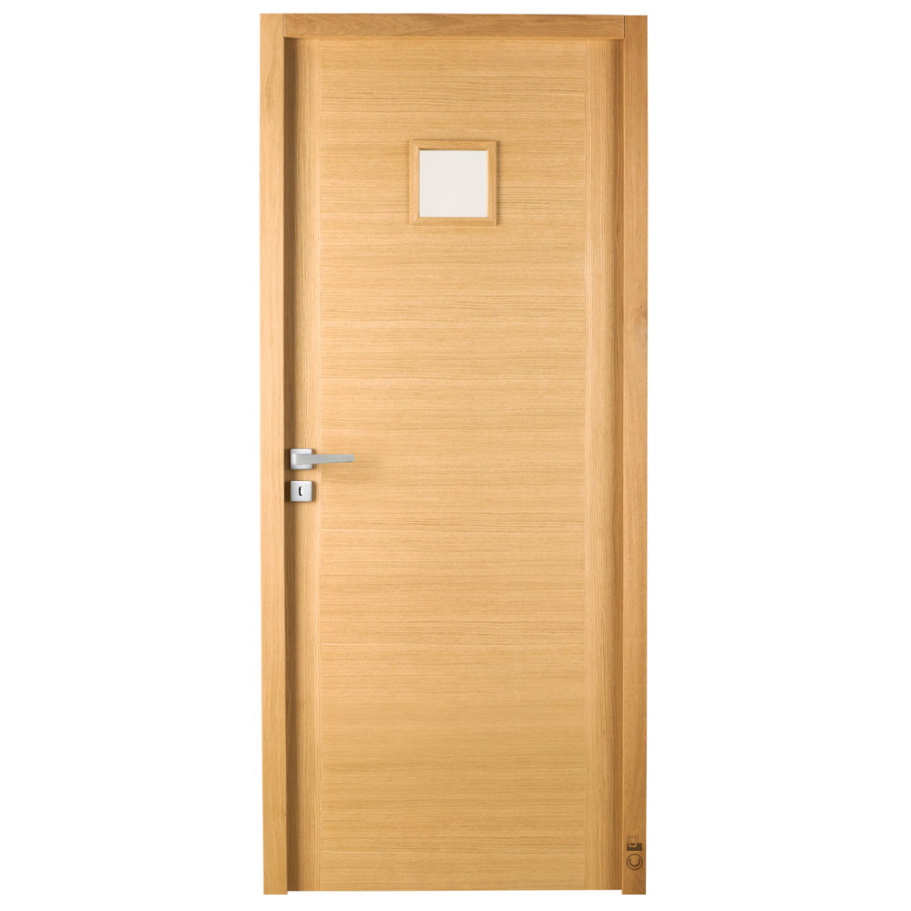 Porte intérieure Châtelet Pasquet Menuiseries Chêne