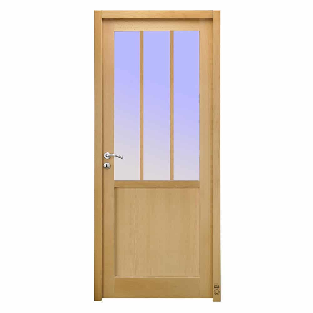 Porte intérieure en bois façon verrière porte intérieure Freyssinet porte intérieure verrière porte intérieure vitrée nm