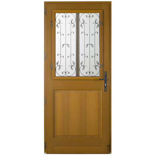 porte-dentrée-bois-porte-dentrée-à-grille-pasquet-menuiseries