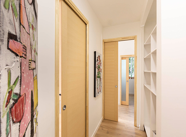 Porte interieure en bois corot porte interieure a galandage 1 vantail porte bois fiche