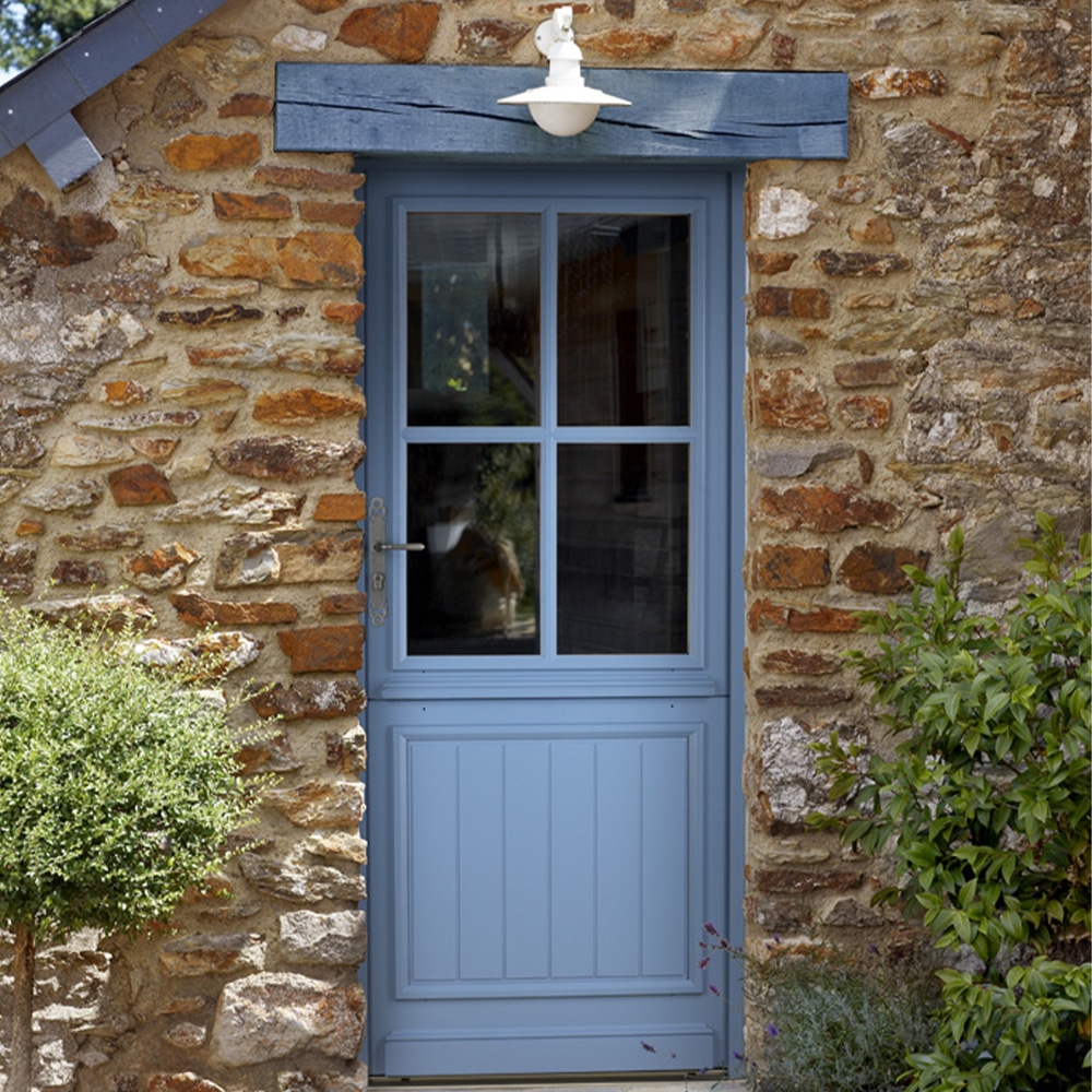 Porte fermière en bois, porte d'entrée en bois Guyenne