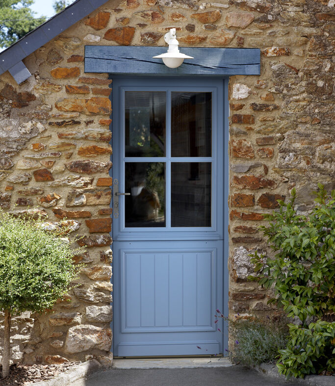 Porte d'entrée bois - Guyenne - Pasquet menuiseries