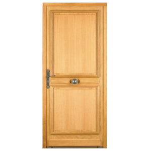 Porte entrée bois - pasquet menuiseries - Beauregard