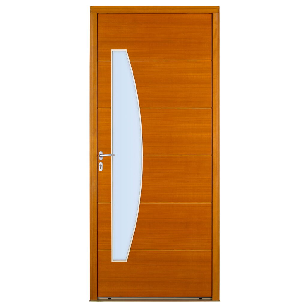 Porte entrée bois - pasquet menuiseries - Parabole 5