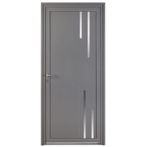 Porte-entree-mixte-bois-alu-antares-gris-7037-insert-inox