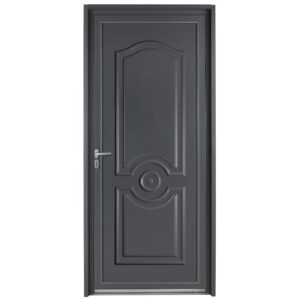 Porte-entree-mixte-bois-alu-galibier-gris-ral-7016