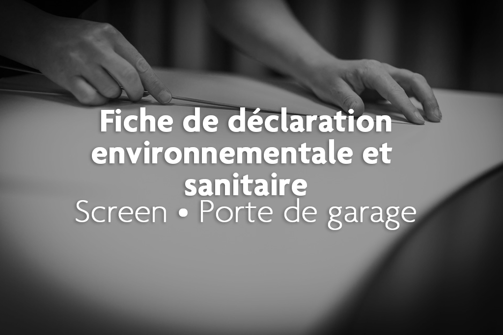 FDES screen et porte de garage