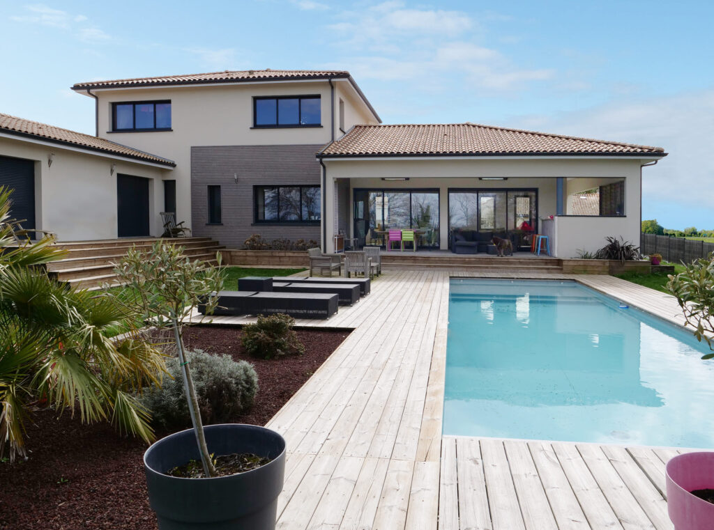 Portes-fenêtres coulissantes 3 vantaux - aluminium